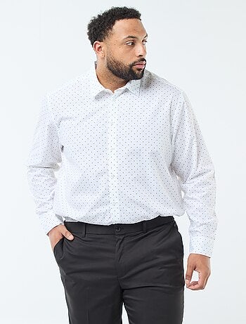 Camisa regular fit estampada