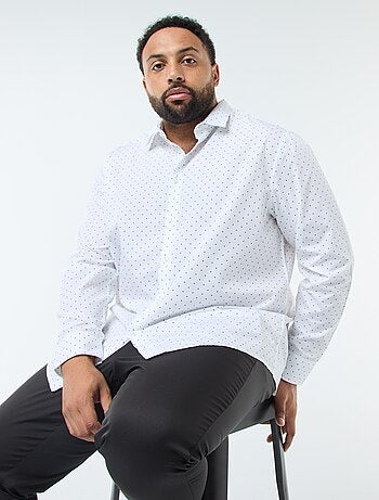 Camisa regular fit estampada