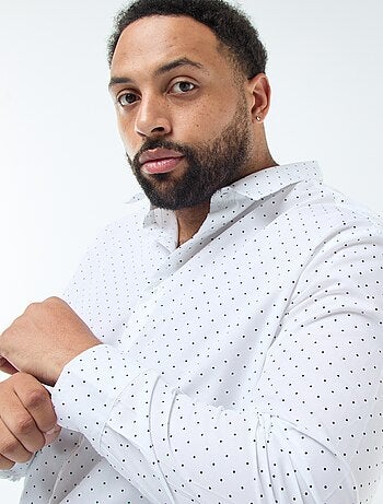 Camisa regular fit estampada