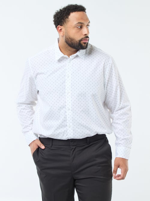 Camisa regular fit estampada - Kiabi