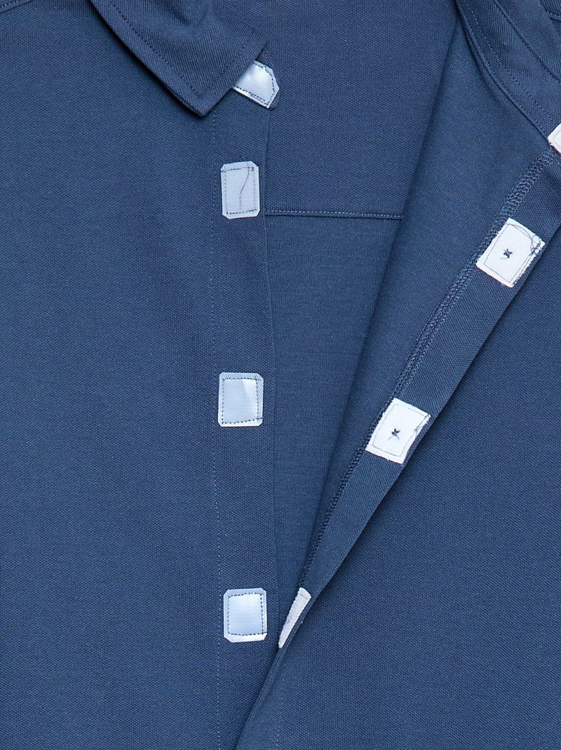 Camisa reta - coleção fácil de vestir Azul - Kiabi