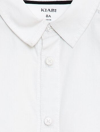 Camisa Reta com Abertura e Punhos Magnéticos - So Easy
