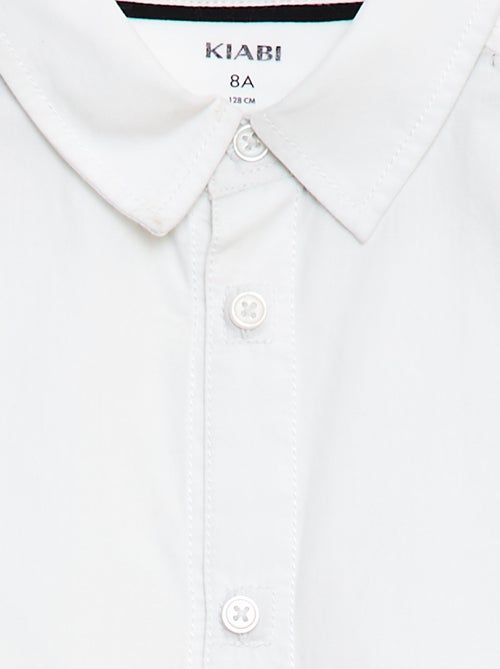 Camisa Reta com Abertura e Punhos Magnéticos - So Easy - Kiabi