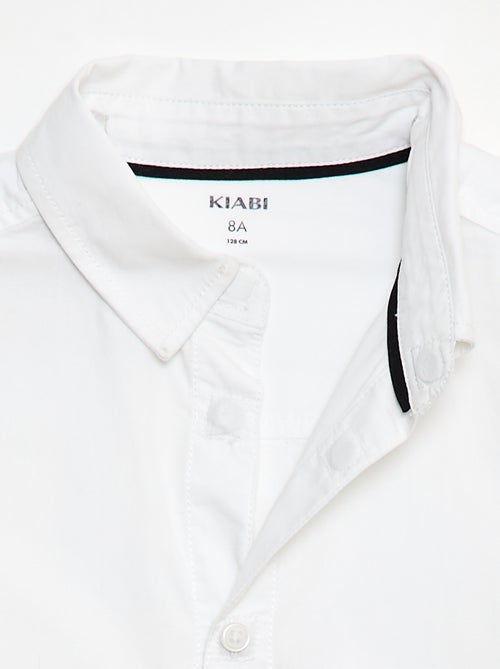 Camisa Reta com Abertura e Punhos Magnéticos - So Easy - Kiabi