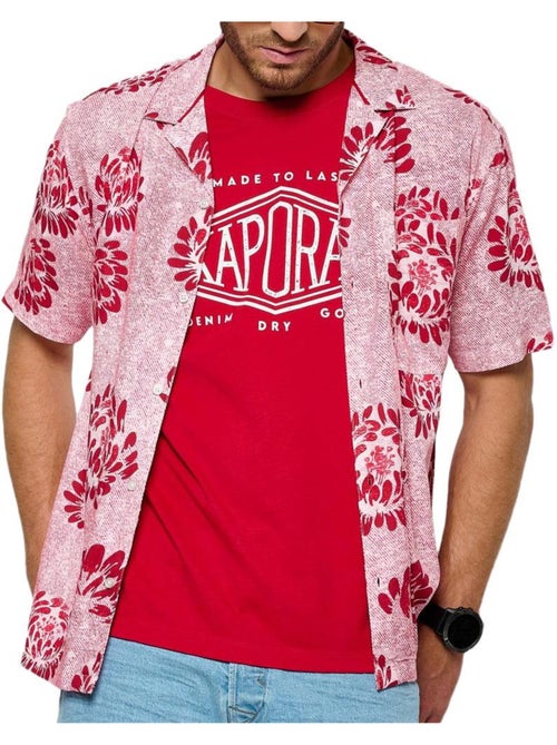 Camisa Rosa Masculina Kaporal KAMIZH - Kiabi Camisa Rosa Masculina Kaporal KAMIZH - Kiabi