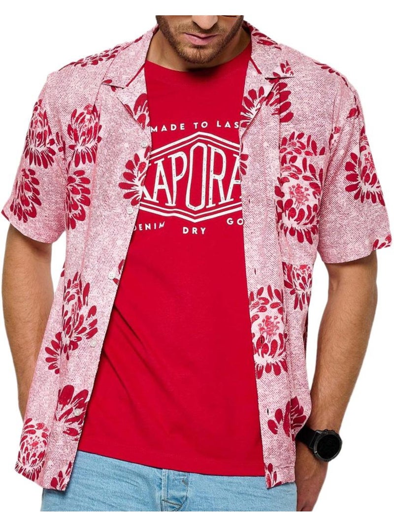 Camisa Rosa Masculina Kaporal KAMIZH Rosa - Kiabi