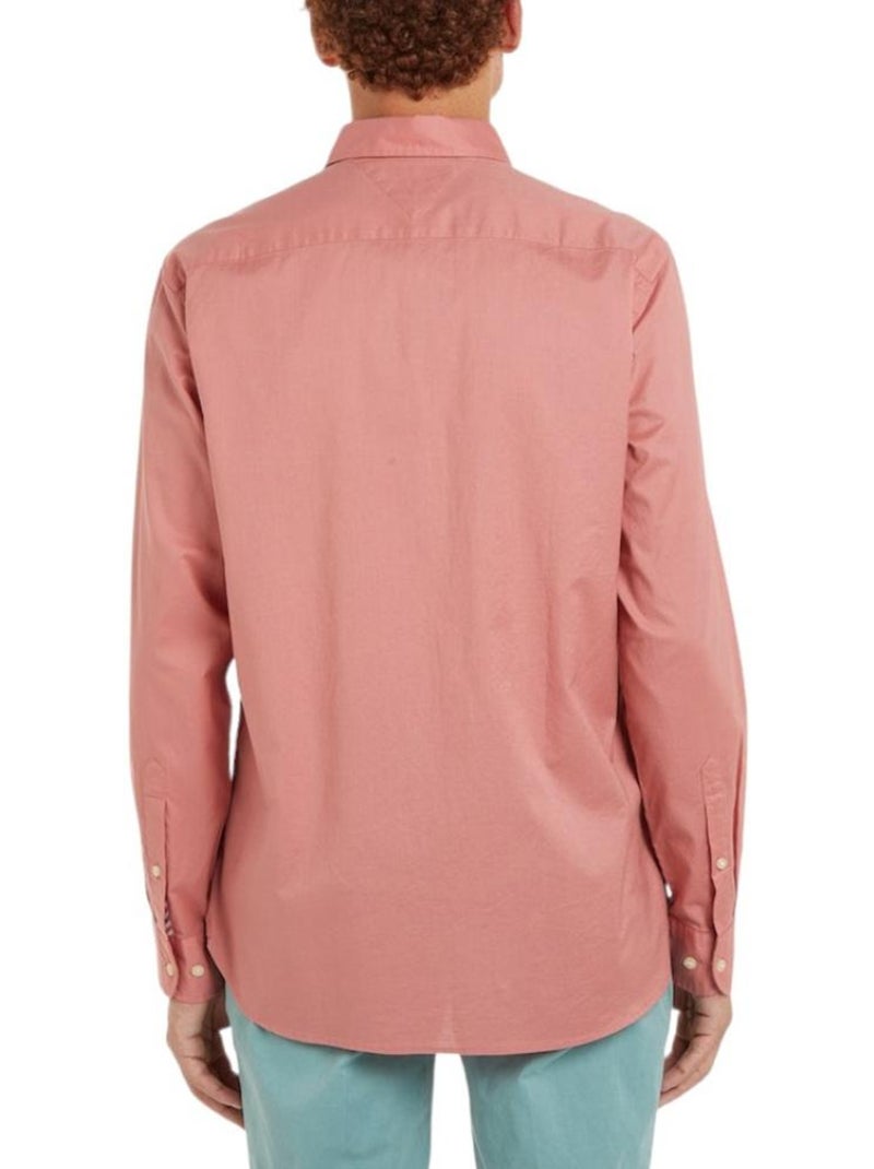 Camisa Rosa Tommy Hilfiger Flex Poplin para Homem Rosa - Kiabi