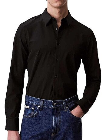 Camisa Slim Calvin Klein Jeans Tech Stretch para Homem