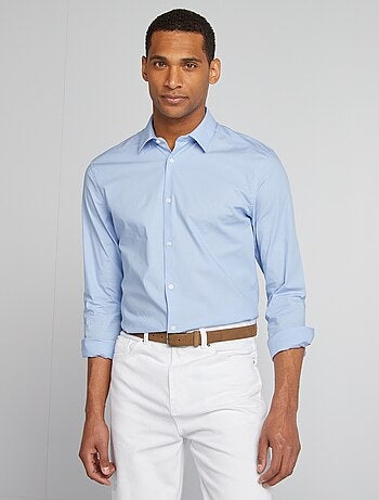 Camisa slim com motivo