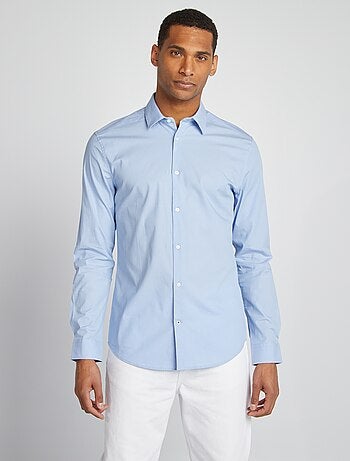 Camisa slim com motivo