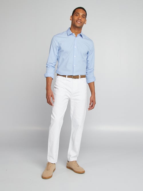 Camisa slim com motivo - Kiabi