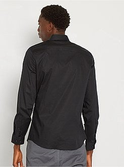 Camisa slim elástica - Kiabi