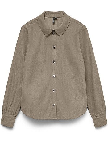 Chemise Castanha Vero Moda Callie para Mulher