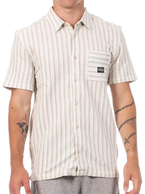 Camisa Teddy Smith Akuma Bege para Homem - Kiabi