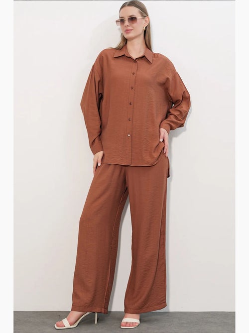 Camisa texturizada de botões com manga comprida bdart - Kiabi Camisa texturizada de botões com manga comprida bdart - Kiabi