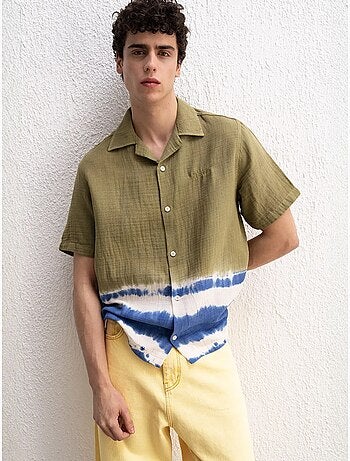 Camisa tie-dye de manga curta giesto