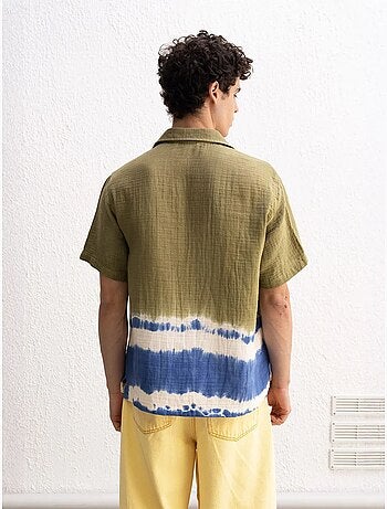 Camisa tie-dye de manga curta giesto