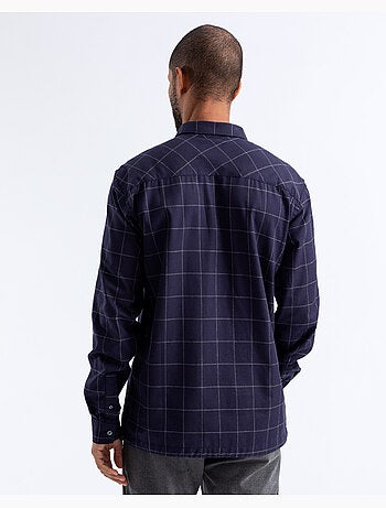 Camisa tiles azul regular