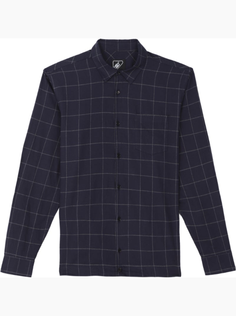 Camisa tiles azul regular Azul - Kiabi