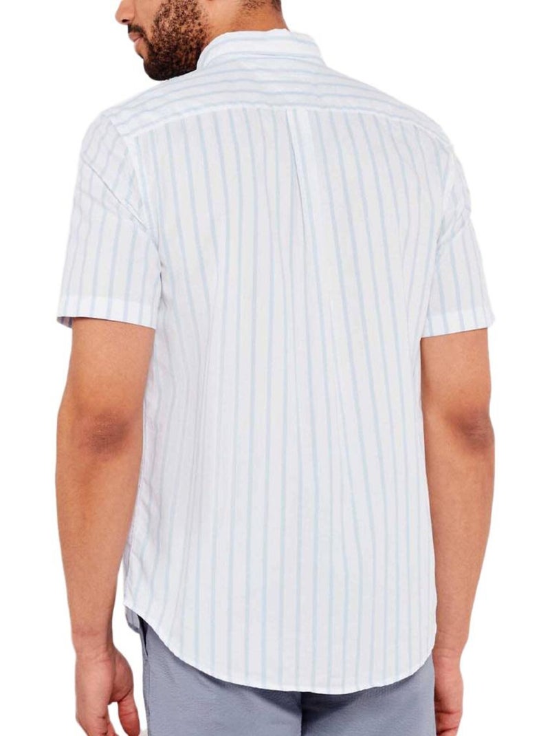 Camisa Tommy Hilfiger Flex Branca/Azul para Homem Azul - Kiabi