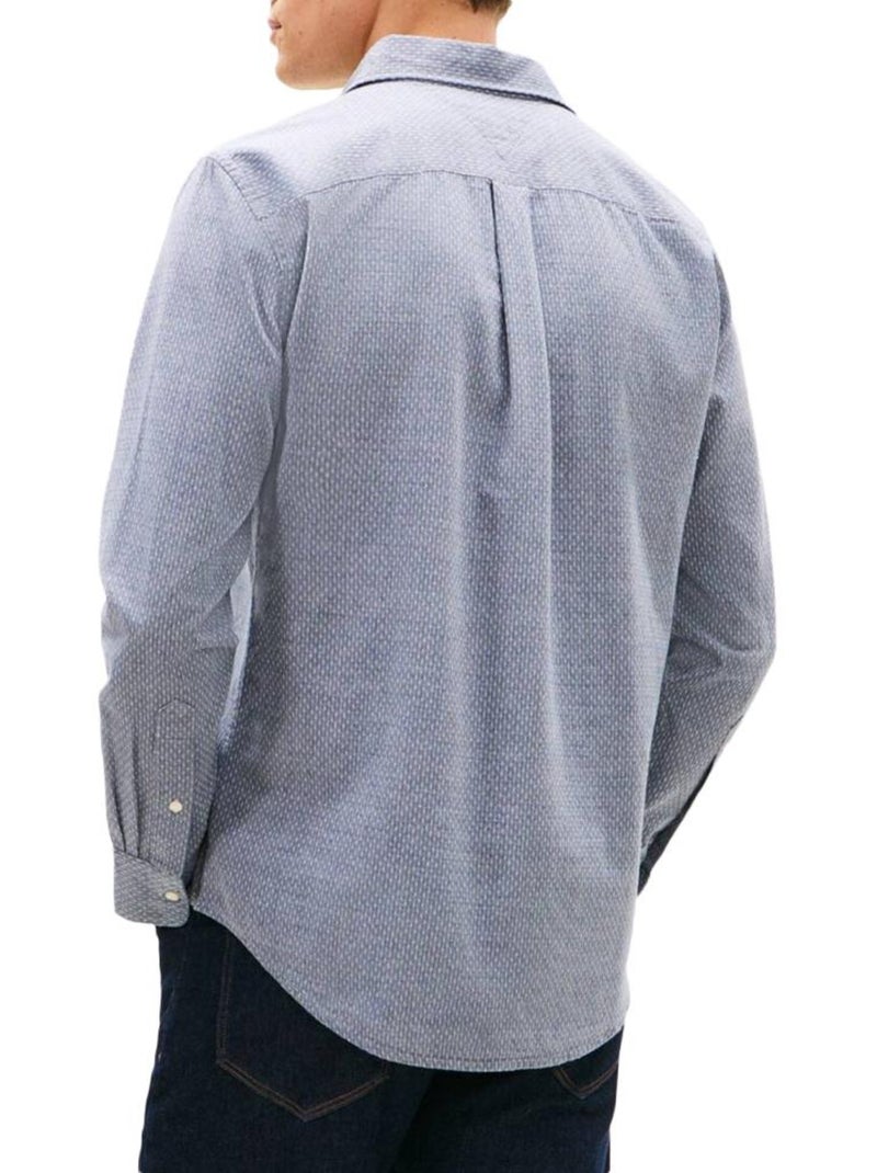 Camisa tommy hilfiger flex dobby para homem Azul-marinho - Kiabi