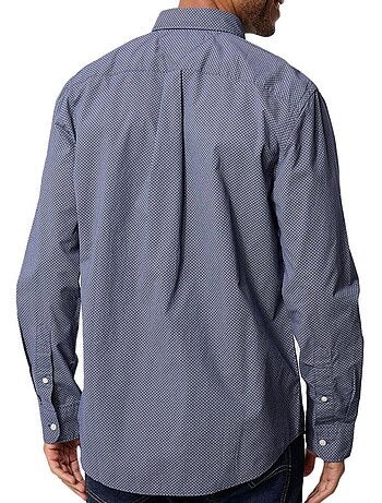 Camisa Azul Claro Masculina Tommy Hilfiger Flex Poplin