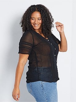 Camisa transparente - Kiabi