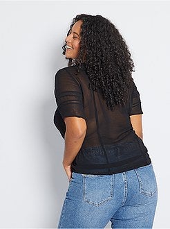 Camisa transparente - Kiabi