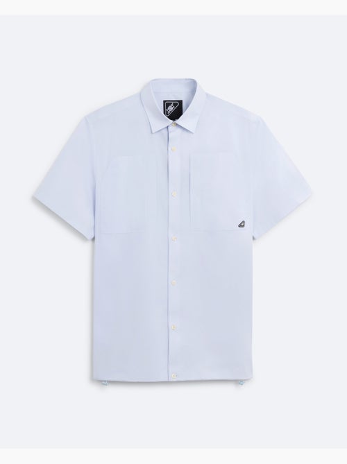 Camisa trip azul regular - Kiabi