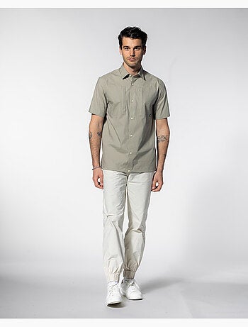 Camisa trip verde regular