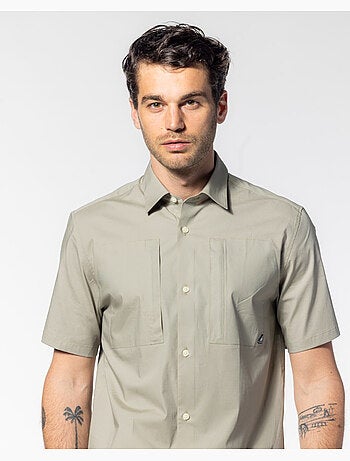 Camisa trip verde regular