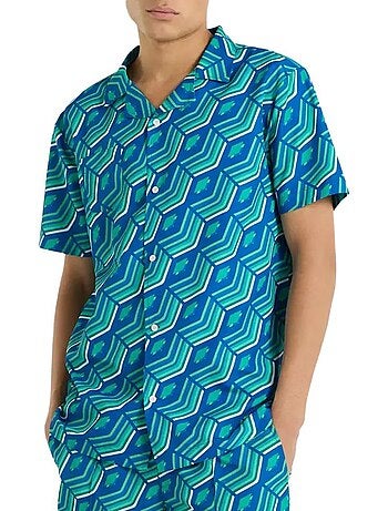 Camisa Umbro Regale Verde para Homem com Estampado