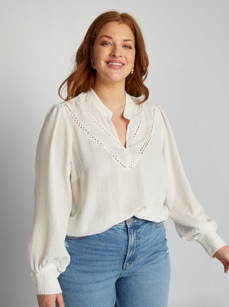Camisa 'Vero moda' BRANCO - Kiabi
