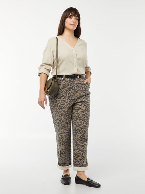 Camisa 'Veromoda' de linho misturado - Kiabi