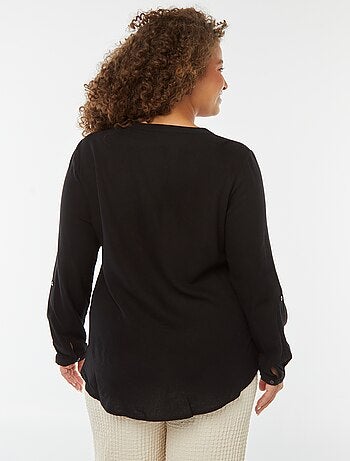 Camisa 'Veromoda' de linho misturado