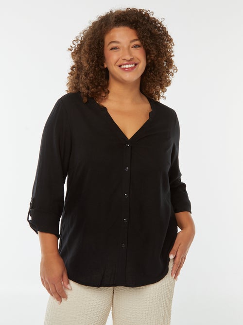 Camisa 'Veromoda' de linho misturado - Kiabi