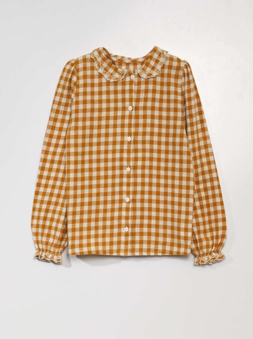 Camisa vichy - Kiabi