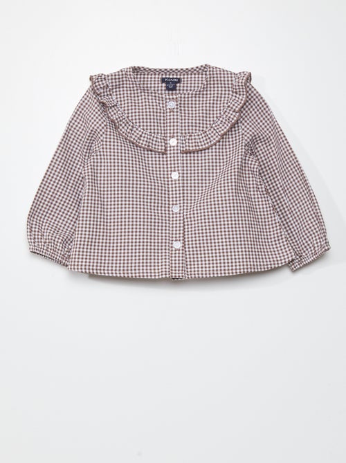 Camisa vichy - Kiabi