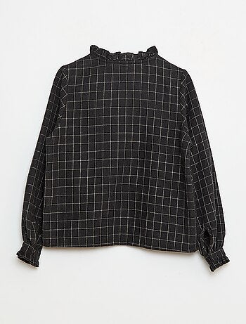 Camisa vitoriana aos quadrados