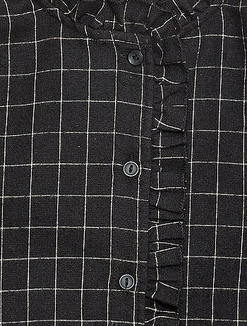 Camisa vitoriana aos quadrados