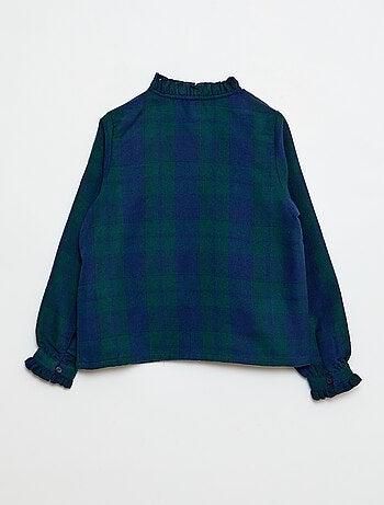 Camisa vitoriana aos quadrados