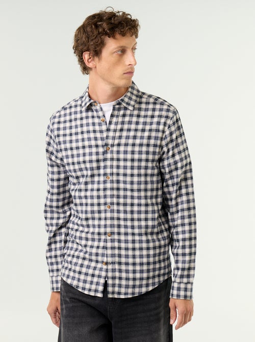 Camisa xadrez - Kiabi