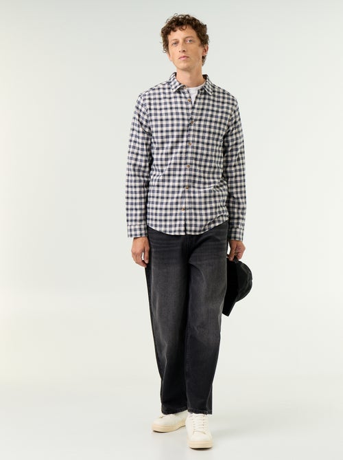 Camisa xadrez - Kiabi