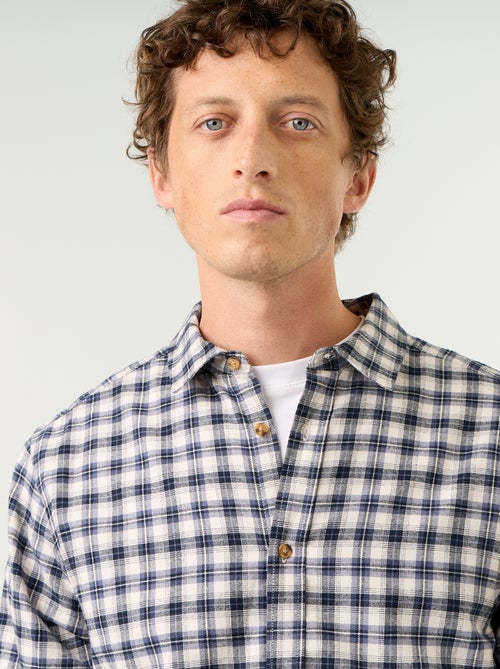 Camisa xadrez - Kiabi