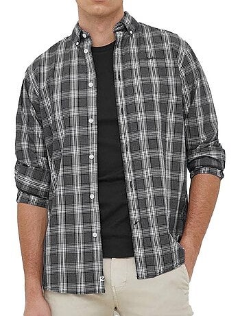 Camisa Xadrez Azul-Marinho Pepe Jeans Lynwood para Homem