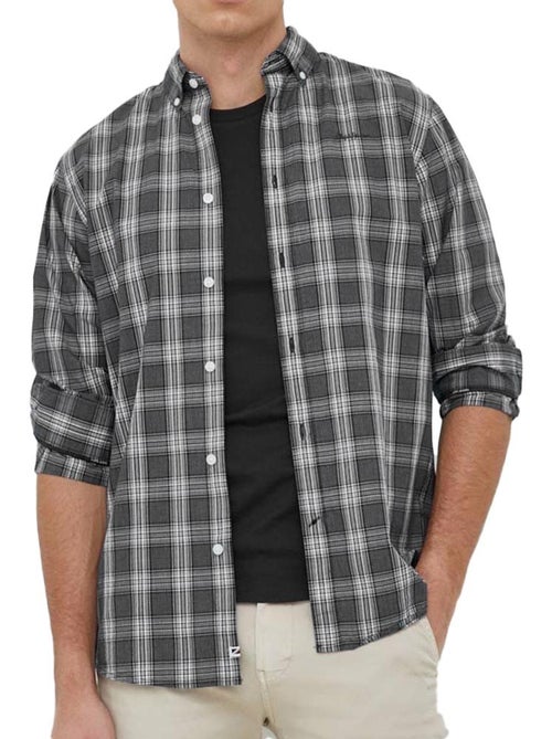 Camisa Xadrez Azul-Marinho Pepe Jeans Lynwood para Homem - Kiabi Camisa Xadrez Azul-Marinho Pepe Jeans Lynwood para Homem - Kiabi