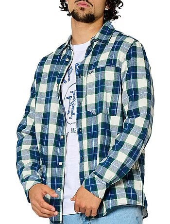 Camisa Xadrez Azul para Homem Kaporal KIRK