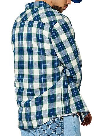 Camisa Xadrez Azul para Homem Kaporal KIRK