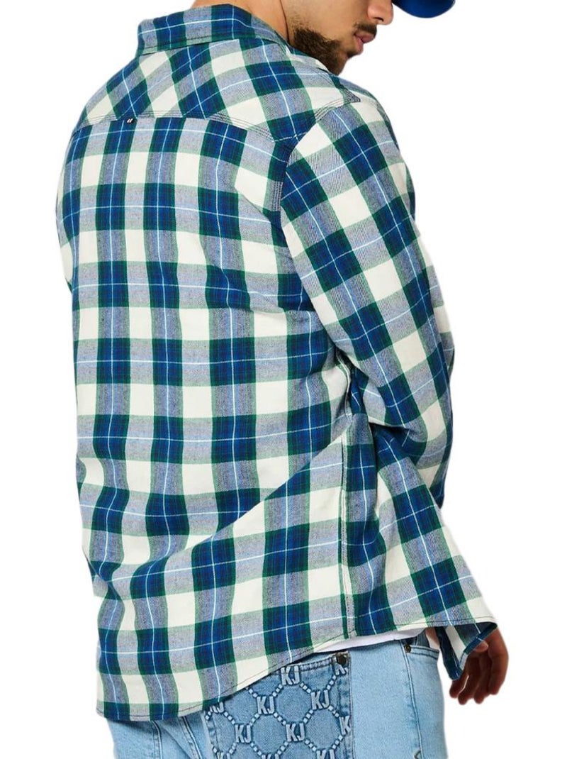 Camisa Xadrez Azul para Homem Kaporal KIRK Azul-marinho - Kiabi