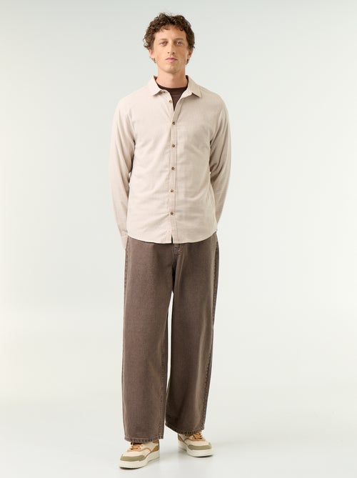 Camisa xadrez - Kiabi